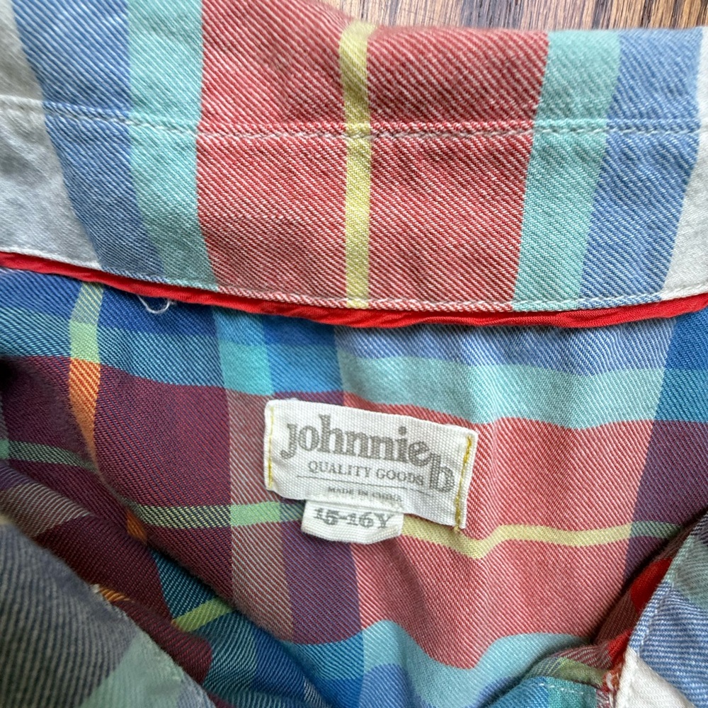 Mini Boden Johnnie B. Plaid Dress 15-16 Years - Picture 6 of 7
